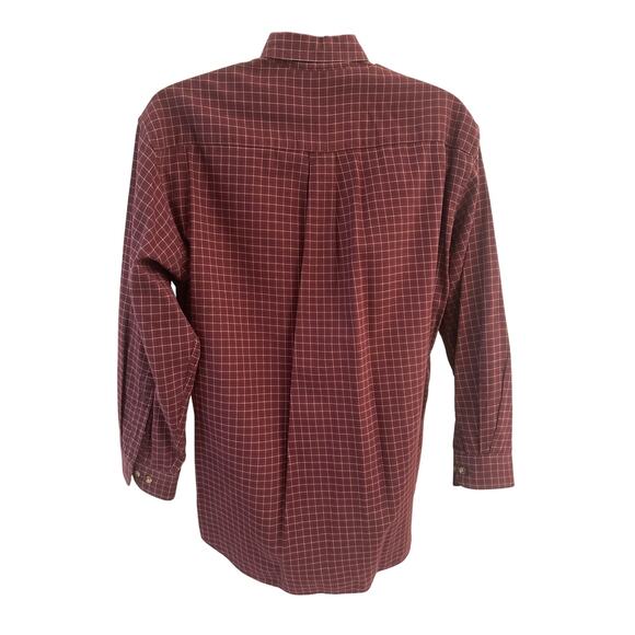 L L Bean Men's Large Wrinkle Free Kennebunk Sport LS Button-Down Traditional Fit - Picture 5 of 9